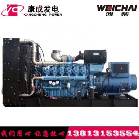 主用800KW備用880KW濰柴動(dòng)力博杜安12M26D968E200柴油發(fā)電機(jī)組